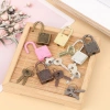 N2HAO 1 Bộ Ổ Khóa Hình Chữ Nhật Khóa Phần Cứng Cho Hành Lý Du Lịch Cưới Hộp Trang Sức Nhật Ký Sách Vali - Giá Ưu Đãi 42.460₫ 6