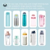 N2hao 2 trong 1 Đa năng: Dây đeo chai nước, giá đỡ tumbler, đeo vai QZZ 4