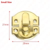 Naierdi 5 chiếc cổ kim loại vintage Khóa vali gỗ, hộp trang sức, chốt nội thất, ổ khóa 10
