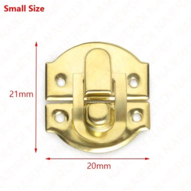 Naierdi 5 chiếc cổ kim loại vintage Khóa vali gỗ, hộp trang sức, chốt nội thất, ổ khóa