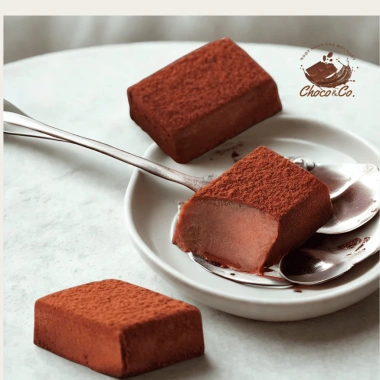 Nama Chocolate Mix 3 Vị Socola Tươi Nguyên Chất Matcha-Cafe-Đen Giá 219k
