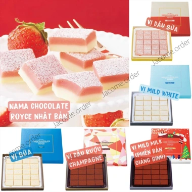 Nama Chocolate Royce Nhật Bản - Nhiều Vị Ngon, Tan Chảy, Hàng Cao Cấp, 328.000₫