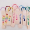 Name tag treo cặp thêu tên nhiều màu theo yêu cầu cho bé - móc khóa treo balo, vali, thẻ tên tránh thất lạc, chỉ 40.000₫ 6