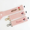 Nametag thêu tên cho bé, tag treo cặp, móc khóa balo, vali - Quà Noel 48k 7