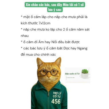 Nắp che mưa chống nước SINO cao cấp cho ổ điện, công tắc, nút nhấn Giá 40.469 VND