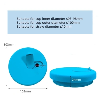 Nắp cốc kín 9,3cm chống nước, bụi, chống trầy – Tương thích Stanley 40oz, chai nước – 72.566đ 3