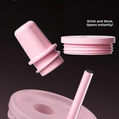 Nắp cốc silicone CORSAKI giữ nhiệt, màu đen đỏ hồng thời trang, thay thế nhanh