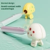 Nắp đầu bàn chải nấm hoạt hình - silicone thực phẩm, có lỗ thông gió, chống bụi, du lịch, dùng tại nhà 3