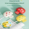 Nắp đầu bàn chải nấm hoạt hình - silicone thực phẩm, có lỗ thông gió, chống bụi, du lịch, dùng tại nhà 5
