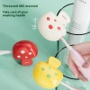 Nắp đầu bàn chải nấm hoạt hình - silicone thực phẩm, có lỗ thông gió, chống bụi, du lịch, dùng tại nhà 6