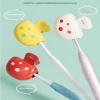 Nắp đầu bàn chải nấm hoạt hình - silicone thực phẩm, có lỗ thông gió, chống bụi, du lịch, dùng tại nhà 7