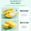 Nắp đầu bàn chải nấm hoạt hình - silicone thực phẩm, có lỗ thông gió, chống bụi, du lịch, dùng tại nhà 8