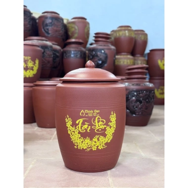 Nắp hũ gạo gốm Bát Tràng - Nắp đậy gốm cao cấp, giữ hương vị, giá ưu đãi 110.000đ 3
