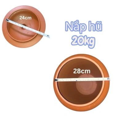 Nắp hũ gạo gốm Bát Tràng - Nắp đậy gốm cao cấp, giữ hương vị, giá ưu đãi 110.000đ 6