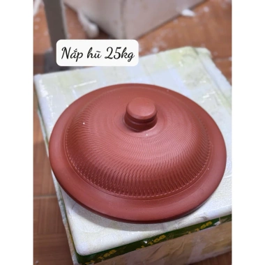 Nắp hũ gạo gốm Bát Tràng - Nắp đậy gốm cao cấp, giữ hương vị, giá ưu đãi 110.000đ 7