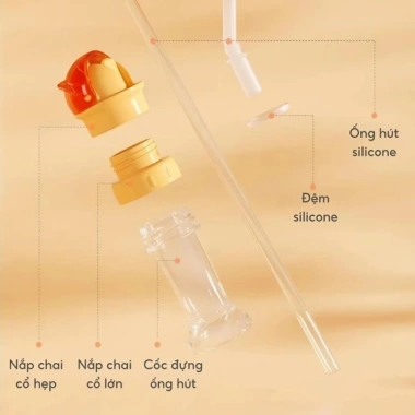 Nắp Hút Silicone Cho Bé - Chuyển Chai Nước Thành Bình Hút An Toàn, Giá 49.000₫ 4 Nắp Hút Silicone Cho Bé - Chuyển Chai Nước Thành Bình Hút An Toàn, Giá 49.000₫ 4
