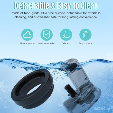 Nắp ống hút 40oz cho cốc Stanley - 2 trong 1 silicon, chống rò rỉ, nắp chống bụi, nâng cấp, giá 169.298₫
