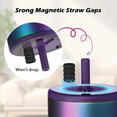 Nắp ống hút từ tính WUZIA - Tấm silicon bảo vệ màu, chống rò rỉ & bụi cho Brumate Era & Resa Tumblers - 60.170đ 2