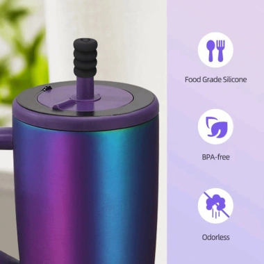 Nắp ống hút từ tính WUZIA - Tấm silicon bảo vệ màu, chống rò rỉ & bụi cho Brumate Era & Resa Tumblers - 60.170đ 4