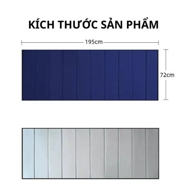 Nệm ngủ văn phòng gấp gọn 70x19cm - Thảm ngủ trưa du lịch, chăm sóc người ốm - Suhadecor 199k 2
