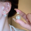 Ngôi Sao Kim Bạc - Bông Tai Ngọc Trai Nhẹ Sang Trọng, Cao Cấp, Nhỏ, Bán Buôn Nữ 28K 10
