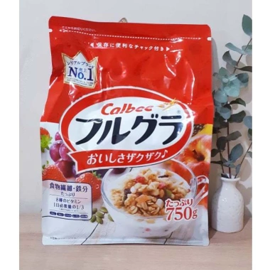 Ngũ Cốc Calbee Dinh Dưỡng Số 1 Nhật Bản Gói Trắng 600g/Đỏ 750g - Ăn Sáng, Kiêng, Giảm Cân Giá 179.995 VNĐ