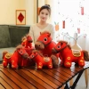 Ngựa Bông Đỏ Tết Bính Ngọ 2.026 – 5 size 15-45cm, giảm giá còn 68.000 VND 6