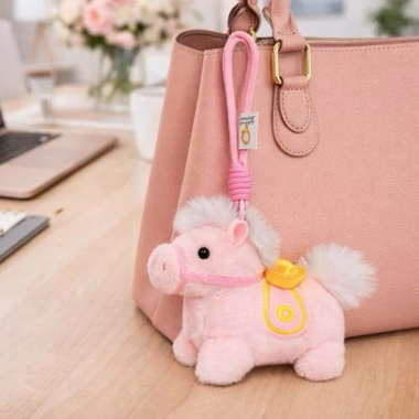 Ngựa May Mắn Vàng - Móc Khóa Bông Cõng, Trang Trí Balo, Quà Tặng Năm Mới Bính Ngọ 2.026 Giá 55.000₫ 3