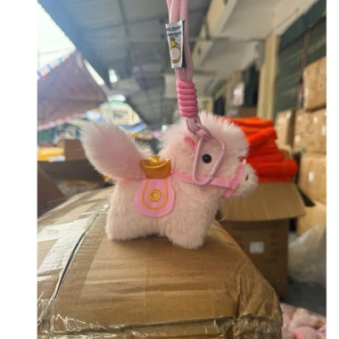 Ngựa May Mắn Vàng - Móc Khóa Bông Cõng, Trang Trí Balo, Quà Tặng Năm Mới Bính Ngọ 2.026 Giá 55.000₫ 4