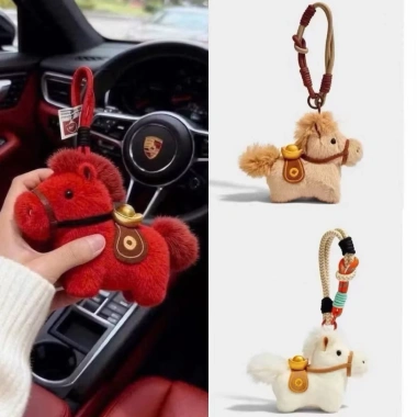 Ngựa May Mắn Vàng - Móc Khóa Bông Cõng, Trang Trí Balo, Quà Tặng Năm Mới Bính Ngọ 2.026 Giá 55.000₫ 7