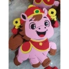 Ngựa nỉ Thần Tài 2.026 cao 100cm - Trang trí Tết, Decor góc Tết, giảm giá 50k