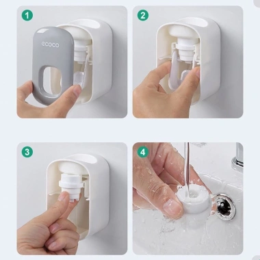 Nhả kem đánh răng Ecoco E1.922 - Thiết kế nhỏ gọn, tiện lợi, chỉ 59.000đ 4