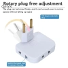 Nhà máy thời trang EU Cắm 1-3 ổ cắm điện nối dài 180 độ Rotag giảm còn 40.200 VND 3
