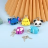 Nhà Máy Thời Trang Hoạt Hình Kim Loại Khóa Búp Bê Dễ Thương - Ổ Khóa An Toàn Chống Trộm Cho Hành Lý 3