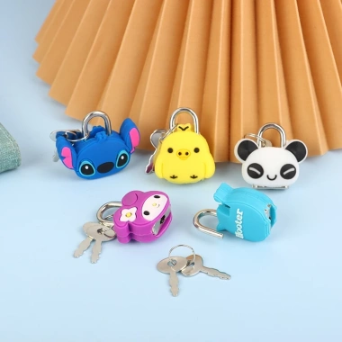 Nhà Máy Thời Trang Hoạt Hình Kim Loại Khóa Búp Bê Dễ Thương - Ổ Khóa An Toàn Chống Trộm Cho Hành Lý 3 Nhà Máy Thời Trang Hoạt Hình Kim Loại Khóa Búp Bê Dễ Thương - Ổ Khóa An Toàn Chống Trộm Cho Hành Lý 3