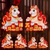 Nhãn dán cửa sổ hình Ngựa cung hoàng đạo 2.026 - Trang trí Tết Nguyên Đán, mùa xuân, nội thất - Giá ưu đãi 48.816₫
