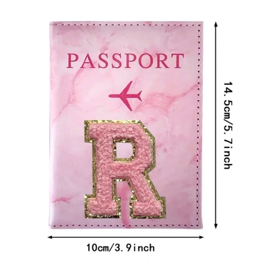 Nhãn dán thêu Bìa hộ chiếu & Chủ thẻ ID - Ví bảo vệ RFID PU đa lớp, khe cắm thẻ nhiều, bảo mật cao, giảm còn 24.525 VND