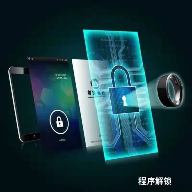 Nhẫn NFC năng lượng mặt trời đa chức năng, hiển thị nhiệt độ - Giá ưu đãi 122k
