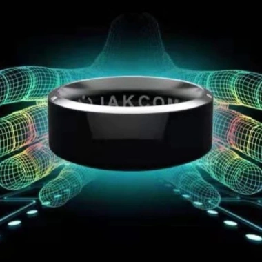 Nhẫn NFC năng lượng mặt trời đa chức năng, hiển thị nhiệt độ - Giá ưu đãi 122k