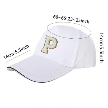 Nhãn thêu Mũ bóng chày nam nữ - Mũ bông trắng Cool Top Hat thời trang ngoài trời