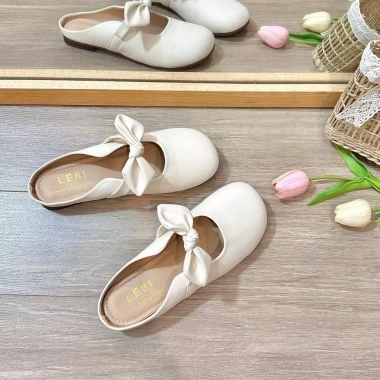 Nhận trước Tết: Dép sục nơ ngang đế dẻo da mềm êm chân, chống trơn, chỉ 195.000 VND