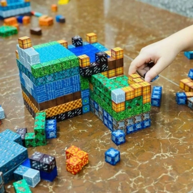 Nhân Vật Mô Hình Lắp Ráp Khối Nam Châm Block Đồ Chơi Xây Dựng Giá 18.816 VND