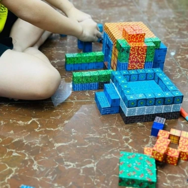 Nhân Vật Mô Hình Lắp Ráp Khối Nam Châm Block Đồ Chơi Xây Dựng Giá 18.816 VND