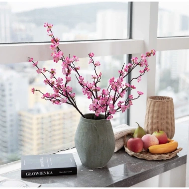 Nhánh Đào Lớn Nhiều Bông Nụ - Trang Trí Tết, Hoa Đào Cành Giống Thật, Giá Ưu Đãi 21.900₫ 9