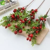 Nhánh Lựu Nhân Tạo FUNG 24 trái Cây cảnh nhựa handmade, trang trí sân vườn