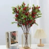 Nhánh Lựu Nhân Tạo FUNG 24 trái Cây cảnh nhựa handmade, trang trí sân vườn 6