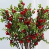 Nhánh Lựu Nhân Tạo FUNG 24 trái Cây cảnh nhựa handmade, trang trí sân vườn 9