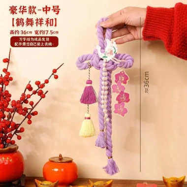 Nhập Nhà Tết Nguyên Đán 2.026 Năm Ngựa: Nút Thắt Phòng Khách Phước Lành, Dây Bện Đẹp, Giá 172.550 VND 10 Nhập Nhà Tết Nguyên Đán 2.026 Năm Ngựa: Nút Thắt Phòng Khách Phước Lành, Dây Bện Đẹp, Giá 172.550 VND 10