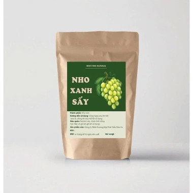 Nho khô xanh sấy không đường Nhà Lá, dẻo chua ngọt tự nhiên, giá 15.000 6