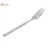 Nĩa mở rộng kính thiên văn thép không gỉ bạc – Đồ ăn BBQ, món tráng miệng, bữa tối – Bộ đồ ăn nhà bếp 6